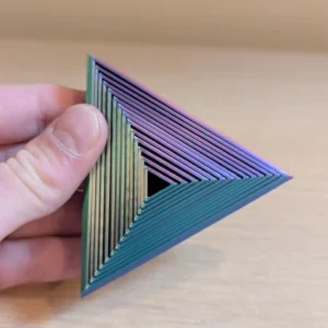 Trekantet fidget-leke silk